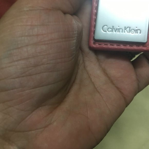 Authentic Calvin Klein Pebbled Leather Shoulder Bag - Picture 3 of 9